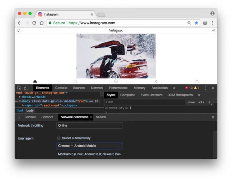 صورة لـ أدوات مُطور Chrome: بعض النصائح المُفيدة لاستخدامه مثل المُحترفين | Screen-Shot-2018-09-10-at-3.48.35-PM-768x597-DzTechs