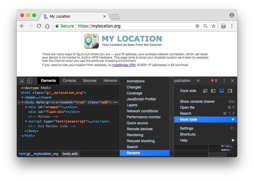 صورة لـ كيفية تغيير مكان تواجدك على جميع مُتصفحات الويب | Screen-Shot-2018-09-12-at-3.18.09-PM-DzTechs