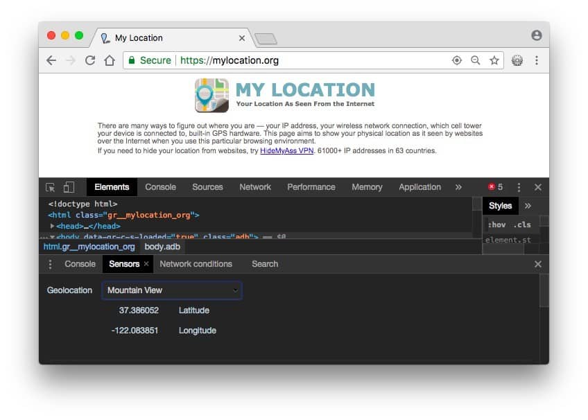 صورة لـ كيفية تغيير مكان تواجدك على جميع مُتصفحات الويب | Screen-Shot-2018-09-12-at-3.18.45-PM-DzTechs