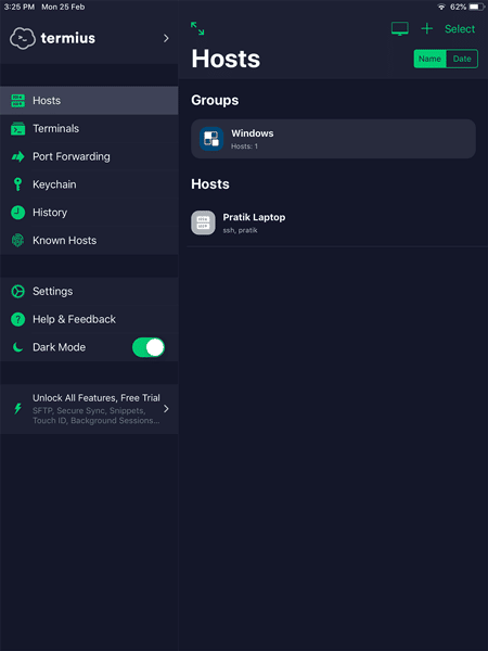 صورة لـ أفضل تطبيقات SSH Client لنظام iOS لإدارة الخوادم عن بُعد | Termius-DzTechs
