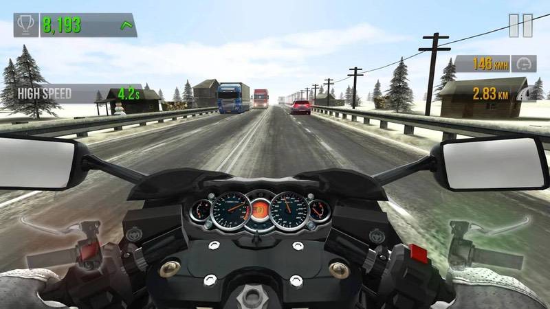 صورة لـ أفضل ألعاب السباقات التي لا تحتاج فيها إلى الإنترنت لنظام Android | Traffic-Rider--DzTechs