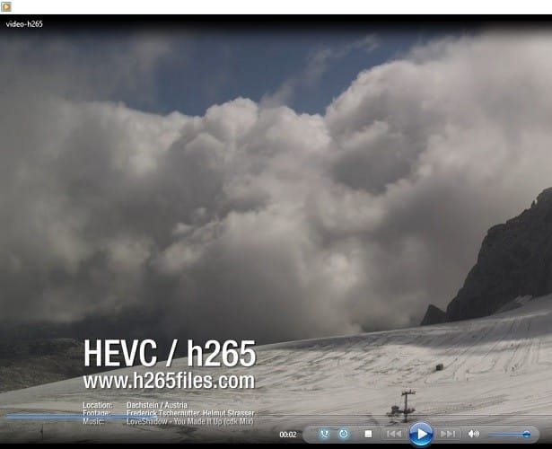 صورة لـ كيفة تشغيل فيديو H.265 مع مشغل الوسائط المفضل لديك | Windows-Media-Player-Running-HEVC-Videos-DzTechs