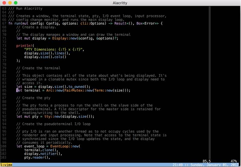صورة لـ أفضل البدائل لتطبيق Terminal على الـ MacOS | best-mac-terminal-replacements-alacritty-DzTechs