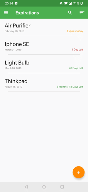 صورة لـ أفضل تطبيقات الضمان والمنظم اليدوي للحفاظ على إيصالات وضمانات المنتجات | expirations-DzTechs