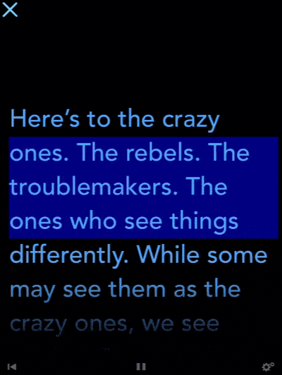 صورة لـ أفضل تطبيقات المُلقِّن لأجهزة iPhone و iPad لتجريبها | ezgif.com-optimize-24-DzTechs