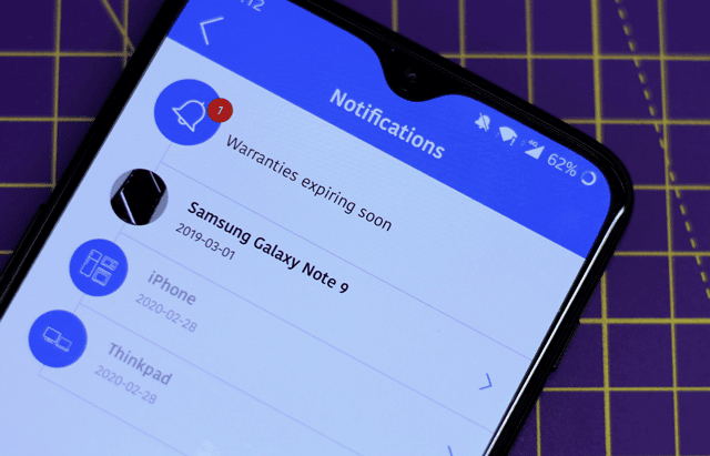 صورة لـ أفضل تطبيقات الضمان والمنظم اليدوي للحفاظ على إيصالات وضمانات المنتجات | feature-warranty-DzTechs
