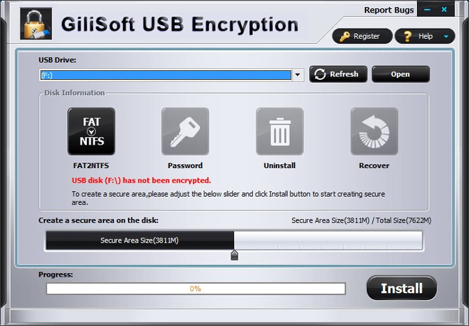 صورة لـ أفضل 10 تطبيقات لتشفير محركات أقراص USB لحماية مُحتواها | gillisoft_encryption_modified-DzTechs