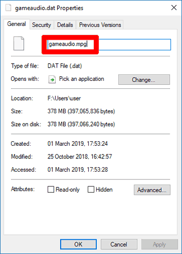 صورة لـ كيفية فتح الملفات بتنسيق DAT على Windows 10 | how-to-open-dat-files-windows-10-properties-DzTechs