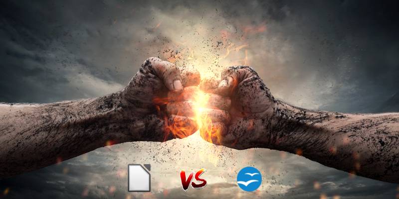 صورة لـ مُقارنة بين LibreOffice و OpenOffice: اتخاذ القرار الصحيح | libreoffice-vs-openoffice-featured-DzTechs