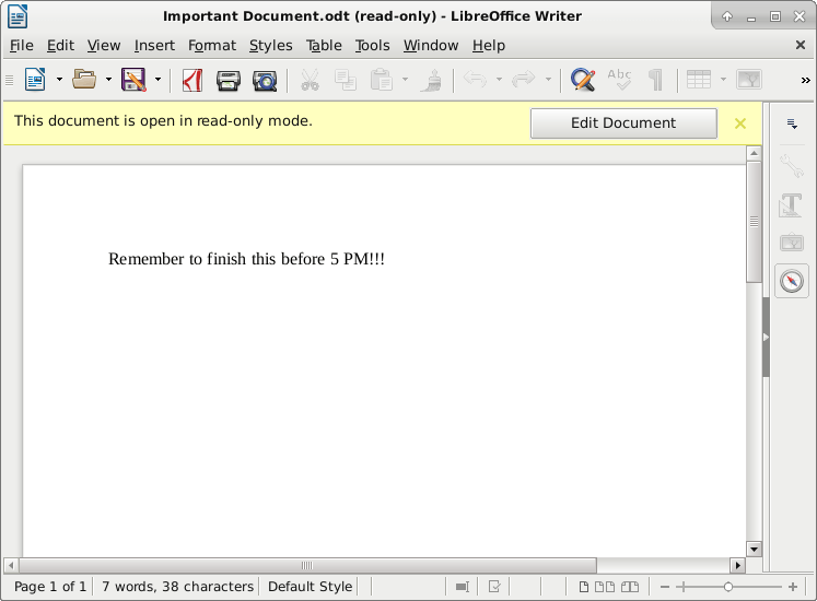 صورة لـ كيفية جدولة الأوامر في Linux باستخدام الأداة المساعدة “at” | linux-at-libreoffice-scheduled-open-DzTechs