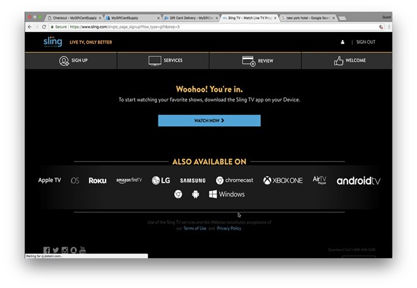 صورة لـ كيفية مشاهدة التلفزيون الأمريكي في الخارج على الإنترنت في 4 خطوات بسيطة | logged-in-success-DzTechs