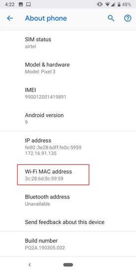 صورة لـ ما هو عنوان MAC وكيفية العثور عليه وهل يمكن تغييره على مختلف المنصات | mac_address_android-DzTechs