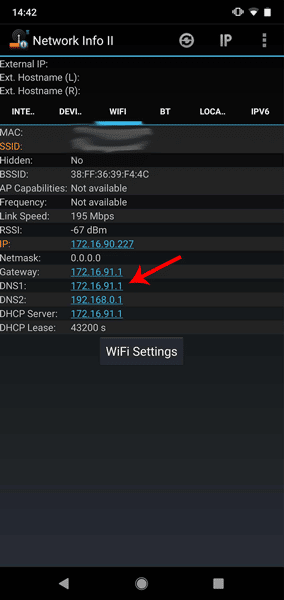 صورة لـ كيفية معرفة أي خادم DNS أقوم باستخدامه؟ | network_info_2-1-DzTechs