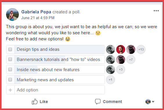 صورة لـ كيفية تنمية مجموعتك على Facebook لتسويق عملك والحصول على عملاء جُدد | polls-DzTechs