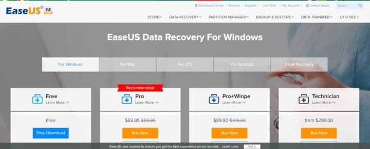 صورة لـ كيفية إعادة تهيئة القرص الصلب الخارجي دون فقدان البيانات الخاصة بك | reformat-external-easeus-DzTechs