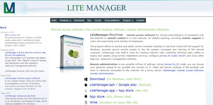 صورة لـ أفضل تطبيقات مشاركة الشاشة لنظام Windows | screen-sharing-lite-manager-DzTechs
