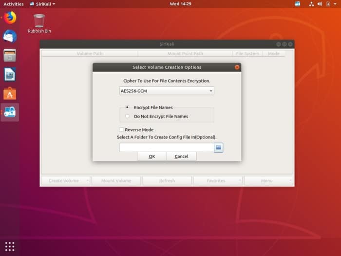 صورة لـ كيفية تشفير الملفات مع Gocryptfs على مُختلف أنظمة التشغيل | siri-create-options-min-DzTechs
