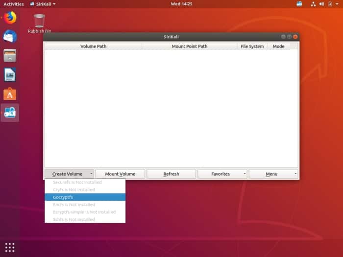 صورة لـ كيفية تشفير الملفات مع Gocryptfs على مُختلف أنظمة التشغيل | sirikali-go-min-DzTechs