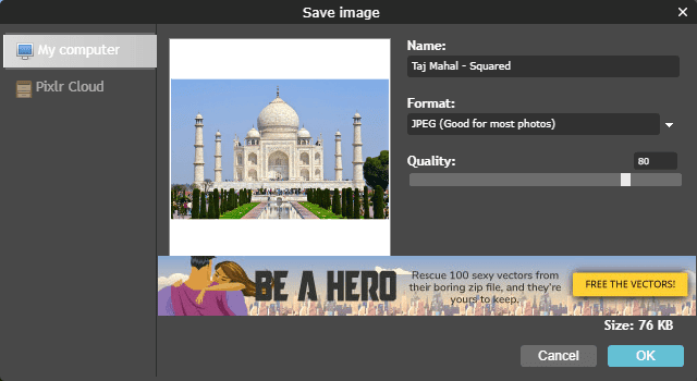 صورة لـ كيفية جعل الصورة مربعة دون أي اقتصاص – أدوات لجميع المنصات | square-photeenter-new-name-pixlr-DzTechs