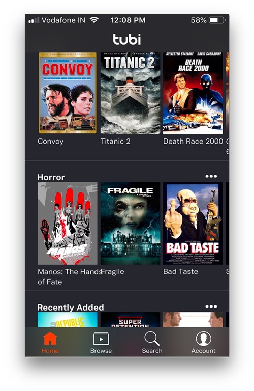 صورة لـ كيفية مشاهدة الأفلام بشكل مجاني من الناحية القانونية على Android و iOS بدون تنزيل | tubi-DzTechs