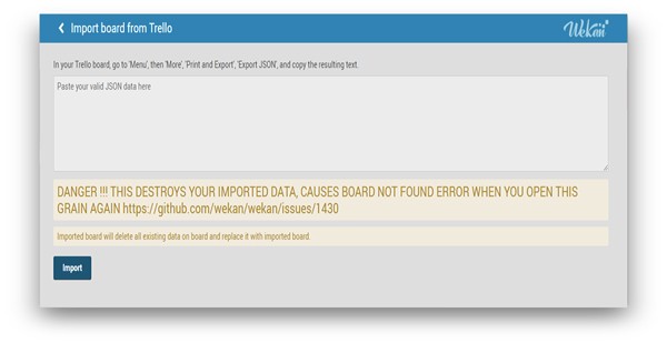 صورة لـ مُقارنة بين Trello و Wekan – ما هي أفضل أداة لإدارة المشاريع | wekan-danger-DzTechs