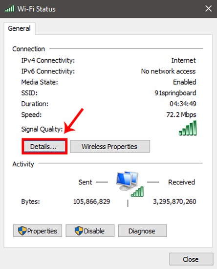 صورة لـ ما هو عنوان MAC وكيفية العثور عليه وهل يمكن تغييره على مختلف المنصات | wifi_status-DzTechs