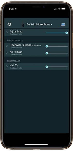 صورة لـ كيفية استخدام الـ iPhone كمكبر صوت على الـ Mac | 1-2-DzTechs