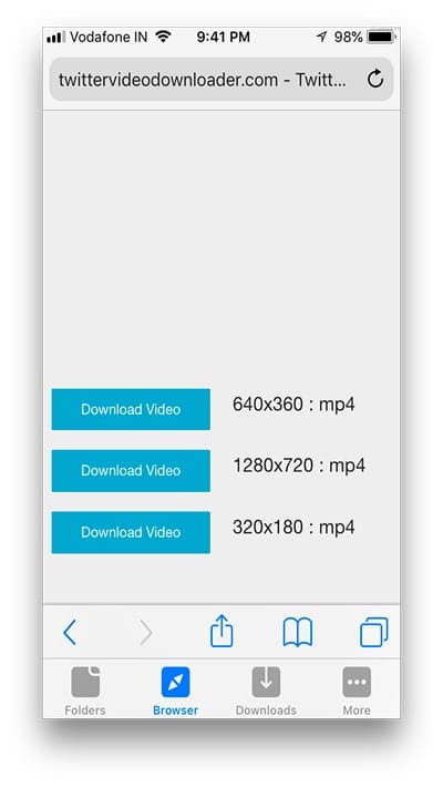 صورة لـ 3 طرق فريدة لتنزيل مقاطع فيديو Twitter على iPhone | 2-2-DzTechs