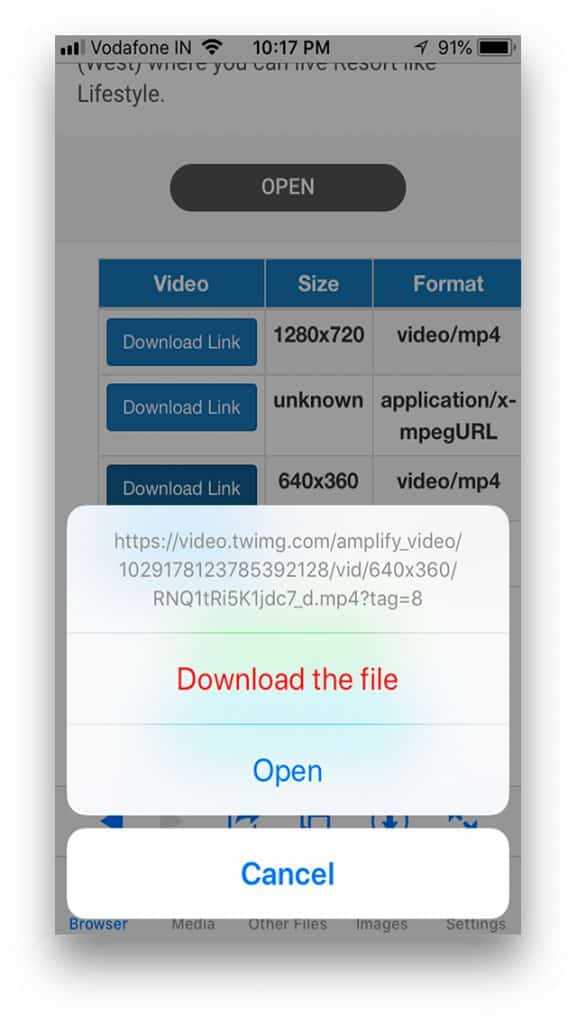 صورة لـ 3 طرق فريدة لتنزيل مقاطع فيديو Twitter على iPhone | 3-577x1024-DzTechs