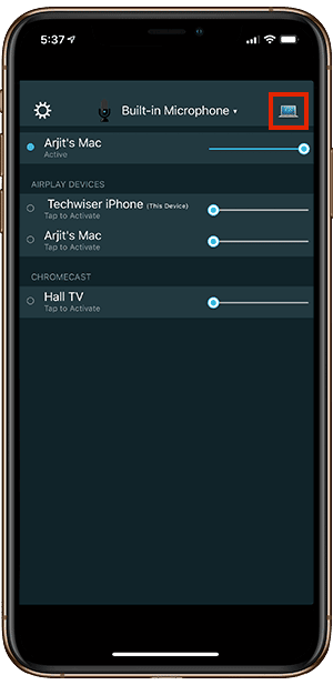 صورة لـ كيفية استخدام الـ iPhone كمكبر صوت على الـ Mac | 6-DzTechs