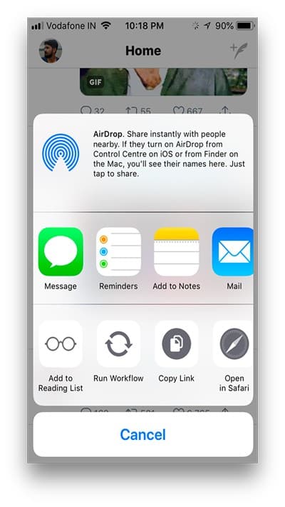 صورة لـ 3 طرق فريدة لتنزيل مقاطع فيديو Twitter على iPhone | 9-1-DzTechs