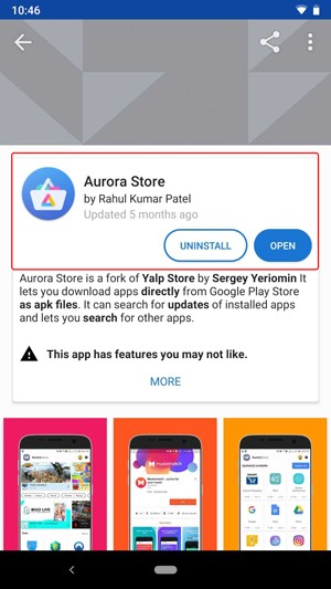 صورة لـ كيفية إزالة جميع تطبيقات Google تماما من نظام Android | Aurora_Store-DzTechs