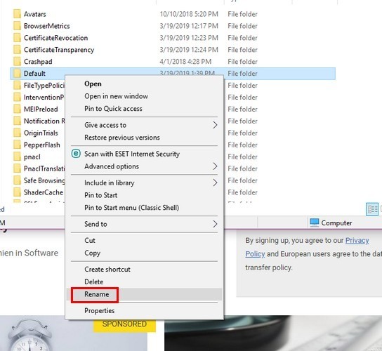 صورة لـ كيفية إصلاح مشكلة التمرير لا يعمل في Chrome | Chrome-Rename-DzTechs