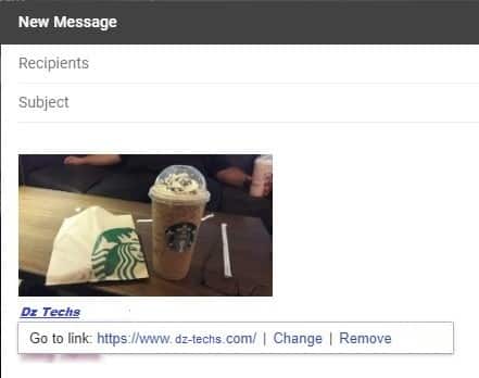 صورة لـ كيفية إضافة الارتباطات التشعبية إلى أي صورة في Gmail | Link-Check-DzTechs