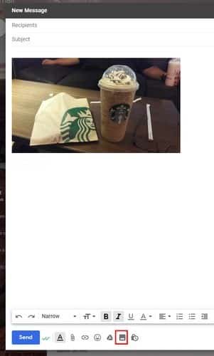 صورة لـ كيفية إضافة الارتباطات التشعبية إلى أي صورة في Gmail | Link-Starbucks-DzTechs