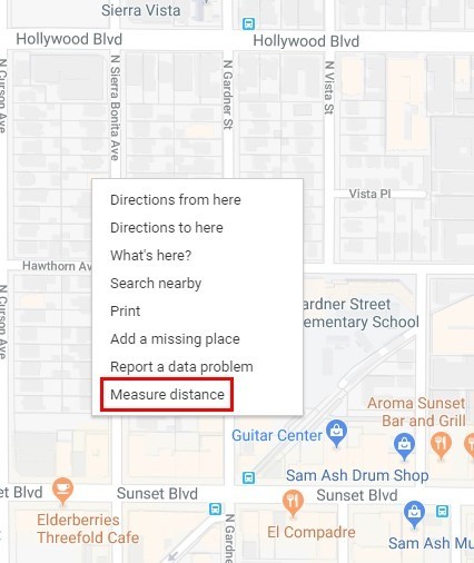 صورة لـ كيفية قياس المسافة بين نقطتين أوأكثر باستخدام Google Maps | Measure-Desktop-DzTechs
