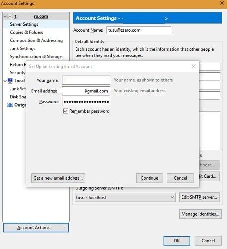 صورة لـ كيفية إعداد Gmail مع Thunderbird في خطوات سهلة وسريعة | Set-up-existing-Gmail-account-from-Account-Settings-DzTechs