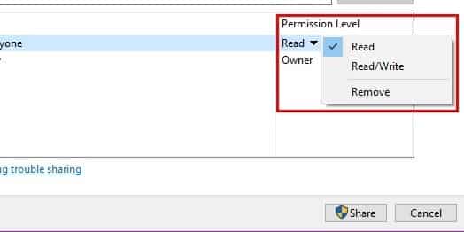 صورة لـ كيفية عرض الملفات والمجلدات التي قمت بمشاركتها في Windows 10 | Share-Menu-DzTechs