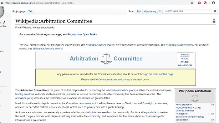 صورة لـ كيف تصبح محرر على Wikipedia وإضافة المواضيع إلى الموسوعة العملاقة | Wikipedia-Arbitration-Committee-DzTechs