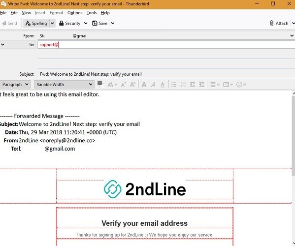 صورة لـ كيفية إعداد Gmail مع Thunderbird في خطوات سهلة وسريعة | Writing-Gmail-emails-on-Thunderbird1-DzTechs