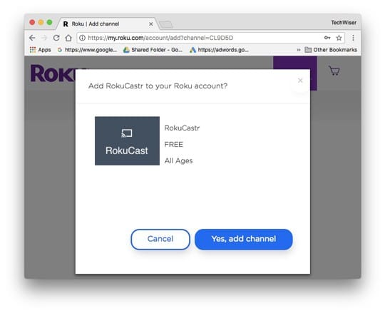 صورة لـ كيفية بث الشاشة إلى Roku من نظام Android ، Windows والـ Mac | add-roku-mac-DzTechs