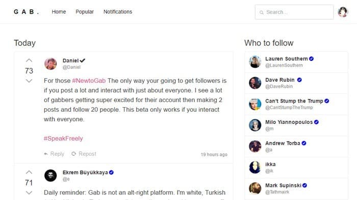 صورة لـ أفضل البدائل لشبكة X (Twitter) لكل من يتطلع إلى التبديل | best-twitter-alternatives-gab-DzTechs