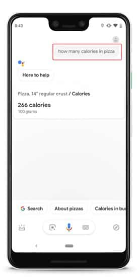 صورة لـ 10 حيل واختصارات سريعة لـ Google Assistant لتحل محل التطبيقات على Android الخاص بك | calorie-calculator-DzTechs