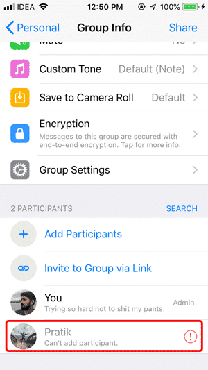 صورة لـ كيفية منع المُستخدمين من إضافتك إلى مجموعات WhatsApp | cant-add-DzTechs