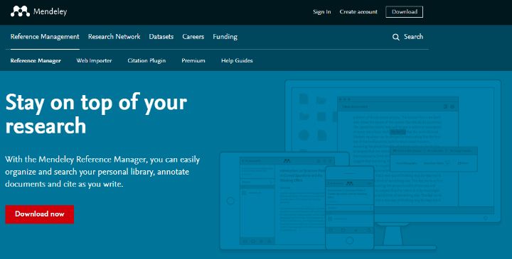 صورة لـ اجعل إنشاء المراجع والمصادر أسهل مع تطبيقات الاستشهادات هذه | citation-apps-mendeley-DzTechs