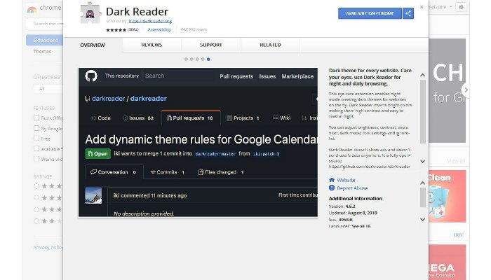 صورة لـ كيفية تمكين الوضع المظلم للتطبيقات الأكثر استخداما في Windows | dark-chrome-reader-DzTechs