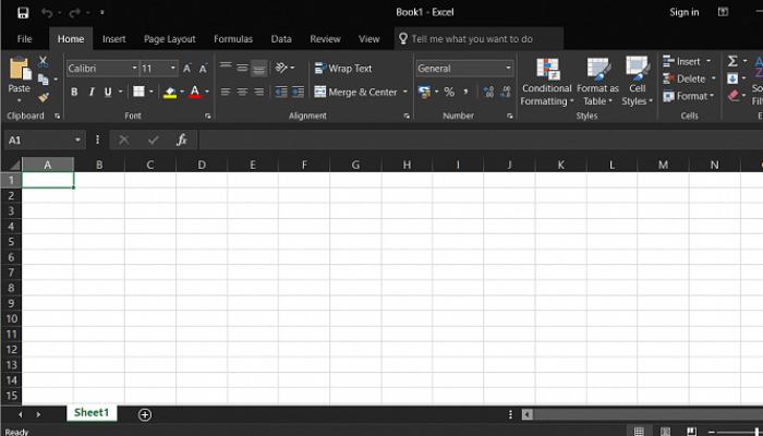 صورة لـ كيفية تمكين الوضع المظلم للتطبيقات الأكثر استخداما في Windows | dark-mode-excel-DzTechs