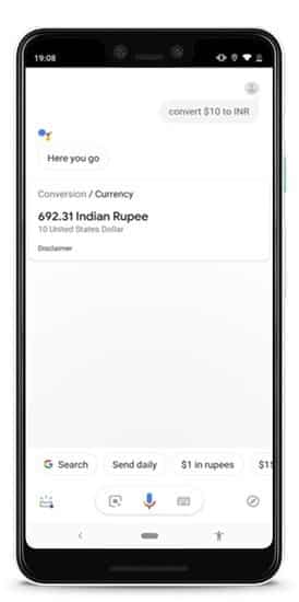 صورة لـ 10 حيل واختصارات سريعة لـ Google Assistant لتحل محل التطبيقات على Android الخاص بك | dollar-to-INR-DzTechs