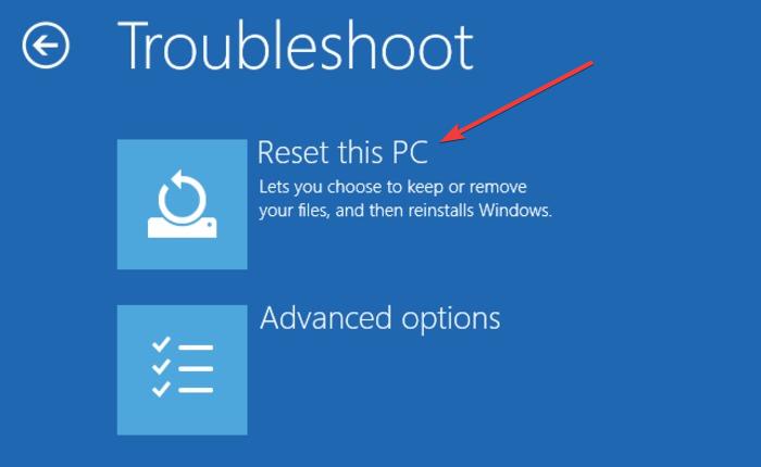 صورة لـ كيفية إصلاح خطأ “معلومات تهيئة النظام غير صحيحة” في نظام Windows 10 | fix-bad-system-config-info-windows-10-choose-an-option-troubleshoot-reset-this-pc-DzTechs
