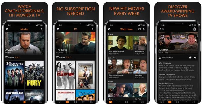 صورة لـ أفضل تطبيقات الأفلام المجانية لأجهزة iPhone | free-movie-app-iphone-crackle-DzTechs